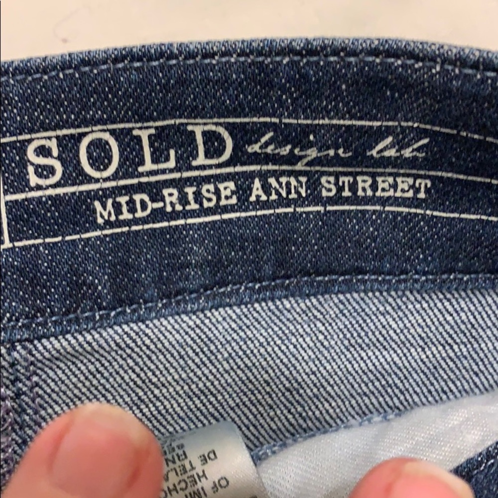 •SOLD Design Lab• Distressed Cuff Off Shorts - Picture 3 of 4